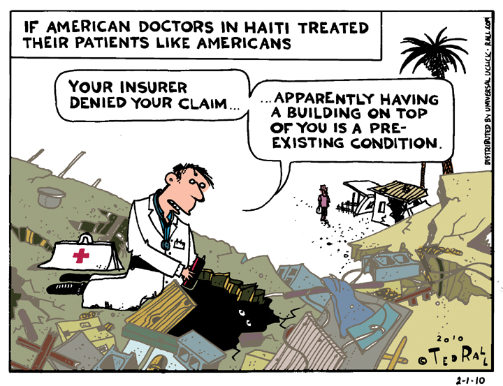 If American Patients Were Treated Like Haitians