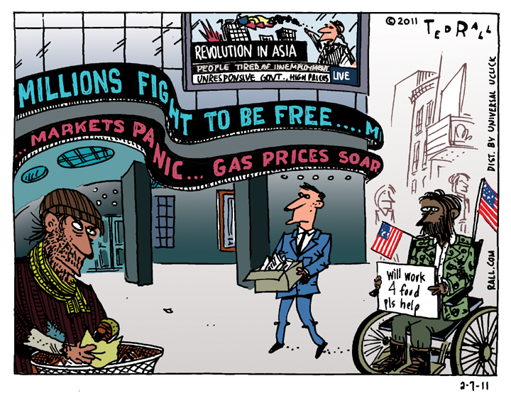 Millions Fight for Freedom. Markets Panic