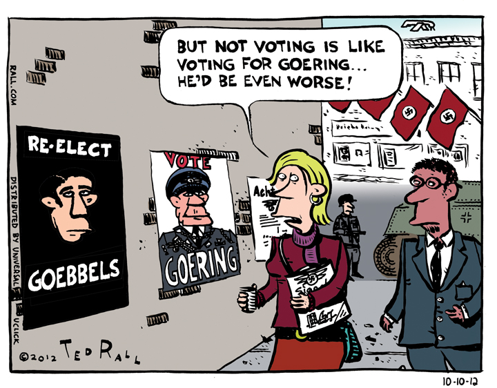 Like Voting for Goebbels