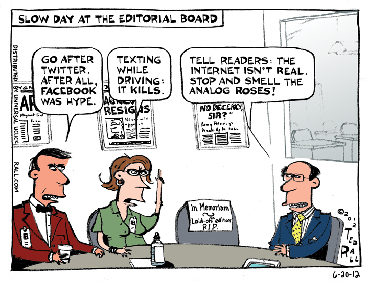 Slow Day at the Editorial Board