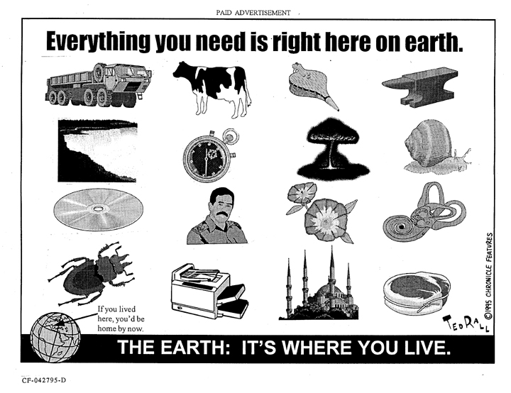 The Earth: It's Where You Live