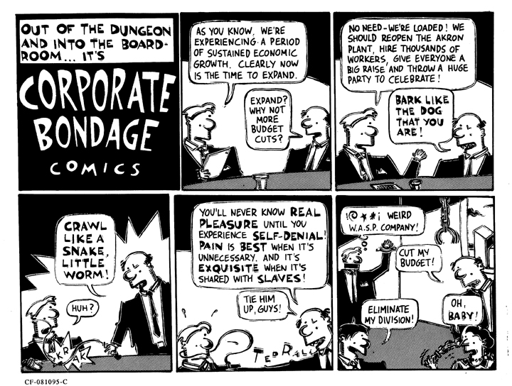 Corporate Bondage Comics
