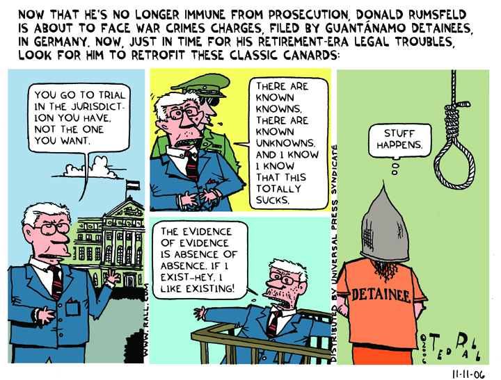 Rumsfeld's Fun-Filled Retirement
