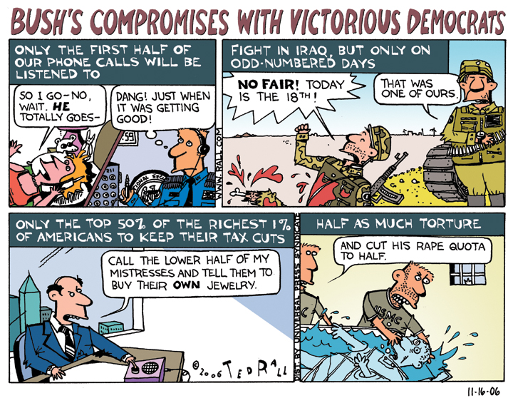 Bush's Compromises with Victorious Democrats