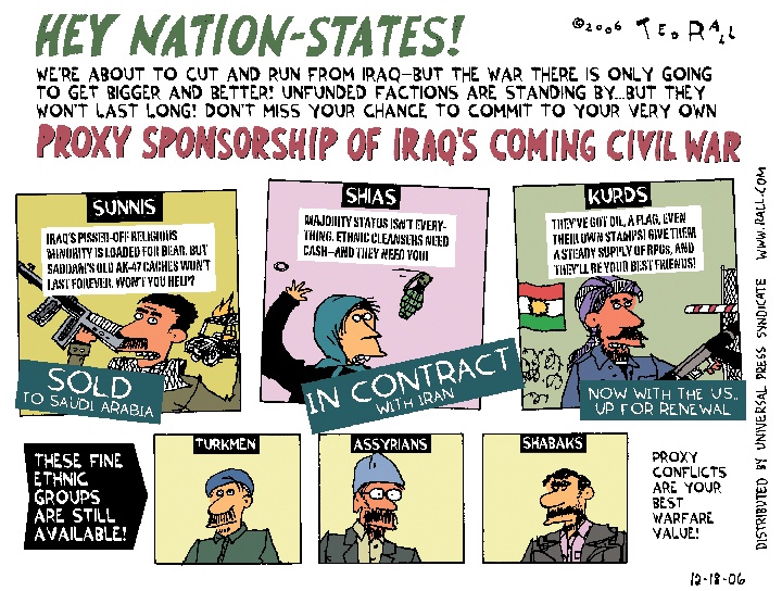 Proxy Sponsorship of Iraq's Coming Civil War