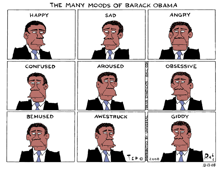 The Many Moods of Barack Obama
