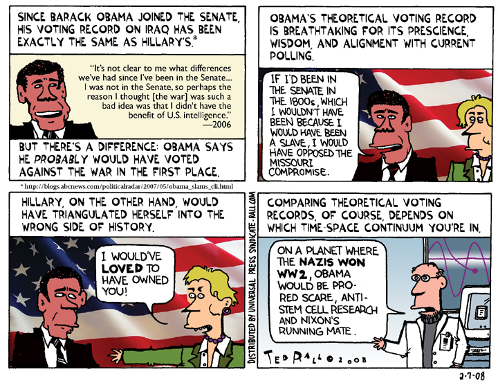 Obama's Theoretical Voting Record
