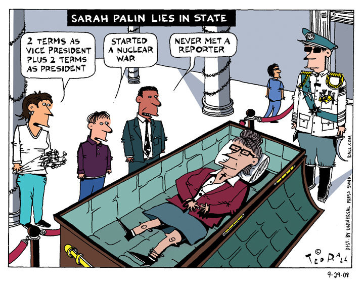 Sarah Palin Lies in State