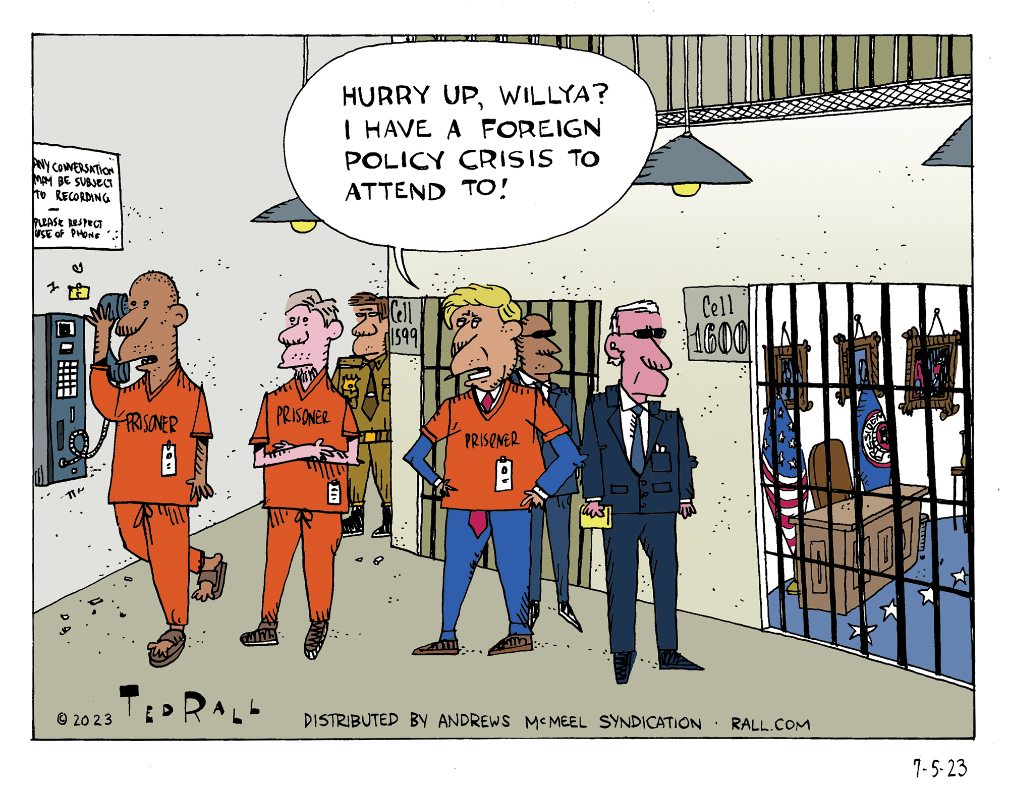 All Hail the Prisoner-in-Chief | Ted Rall's Rallblog