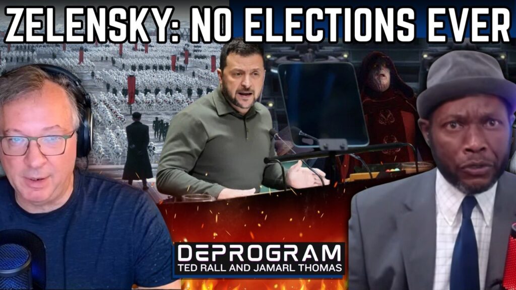 Zelensky Angrily Refuses to Allow Elections | DeProgram with Ted Rall and Jamarl Thomas - Ted Rall's Rallblog